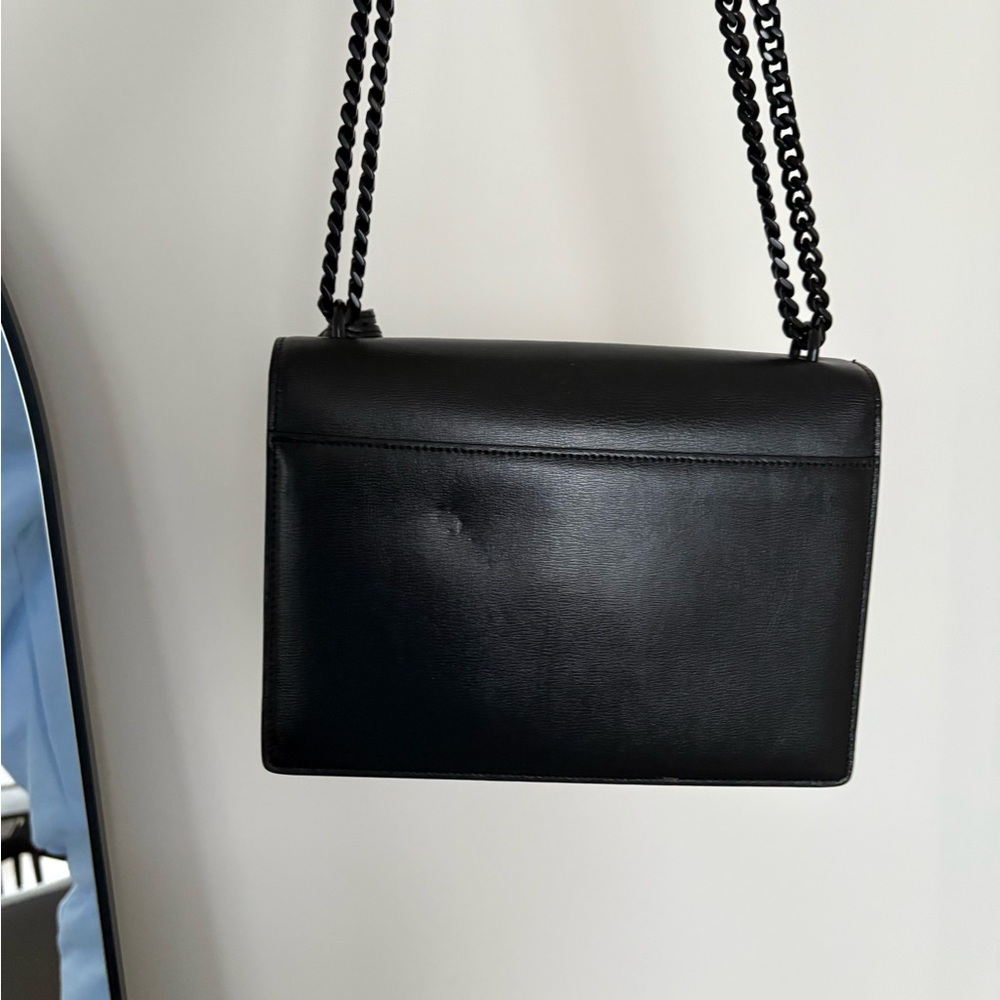 YSL SUNSET PURSE - black on black - Picture 11 of 11